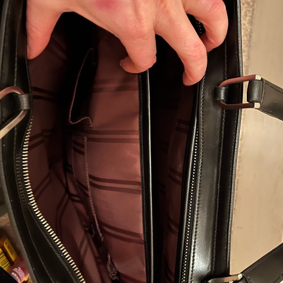 Tumi Black Leather Bag / Briefcase